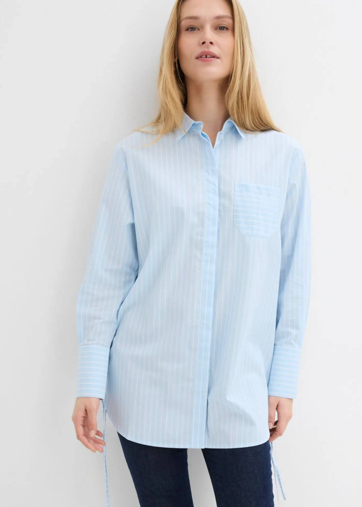 Mujer bonprix bonprix Blusa larga de algodón puro