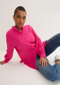 Mujer bonprix bonprix Blusa larga de muselina ligera