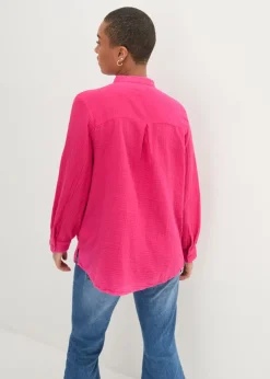 Mujer bonprix bonprix Blusa larga de muselina ligera