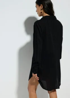 Mujer bonprix bonprix Blusa larga de playa de viscosa fluida