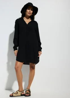 Mujer bonprix bonprix Blusa larga de playa de viscosa fluida