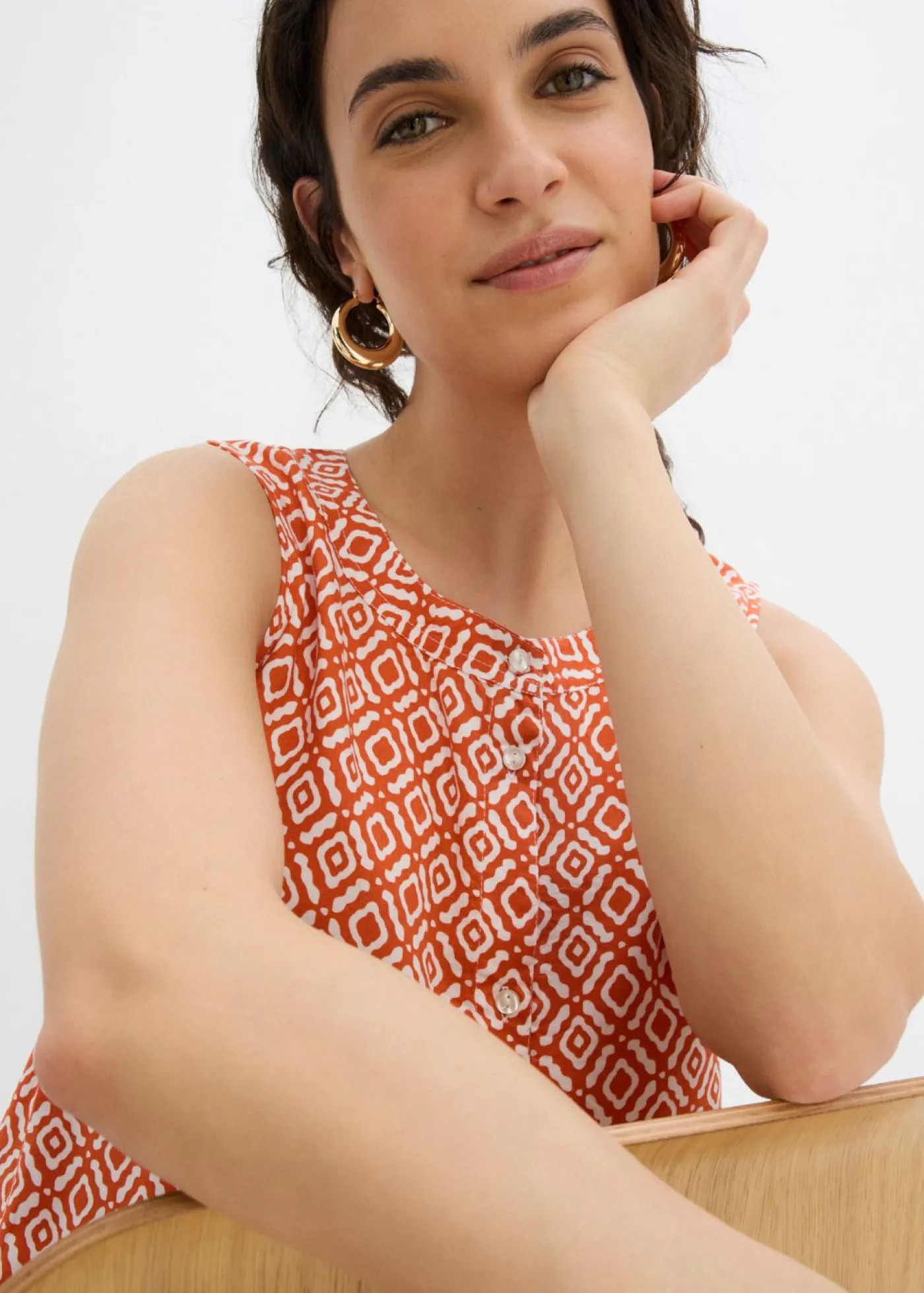 Mujer bonprix bonprix Blusa larga de viscosa suave