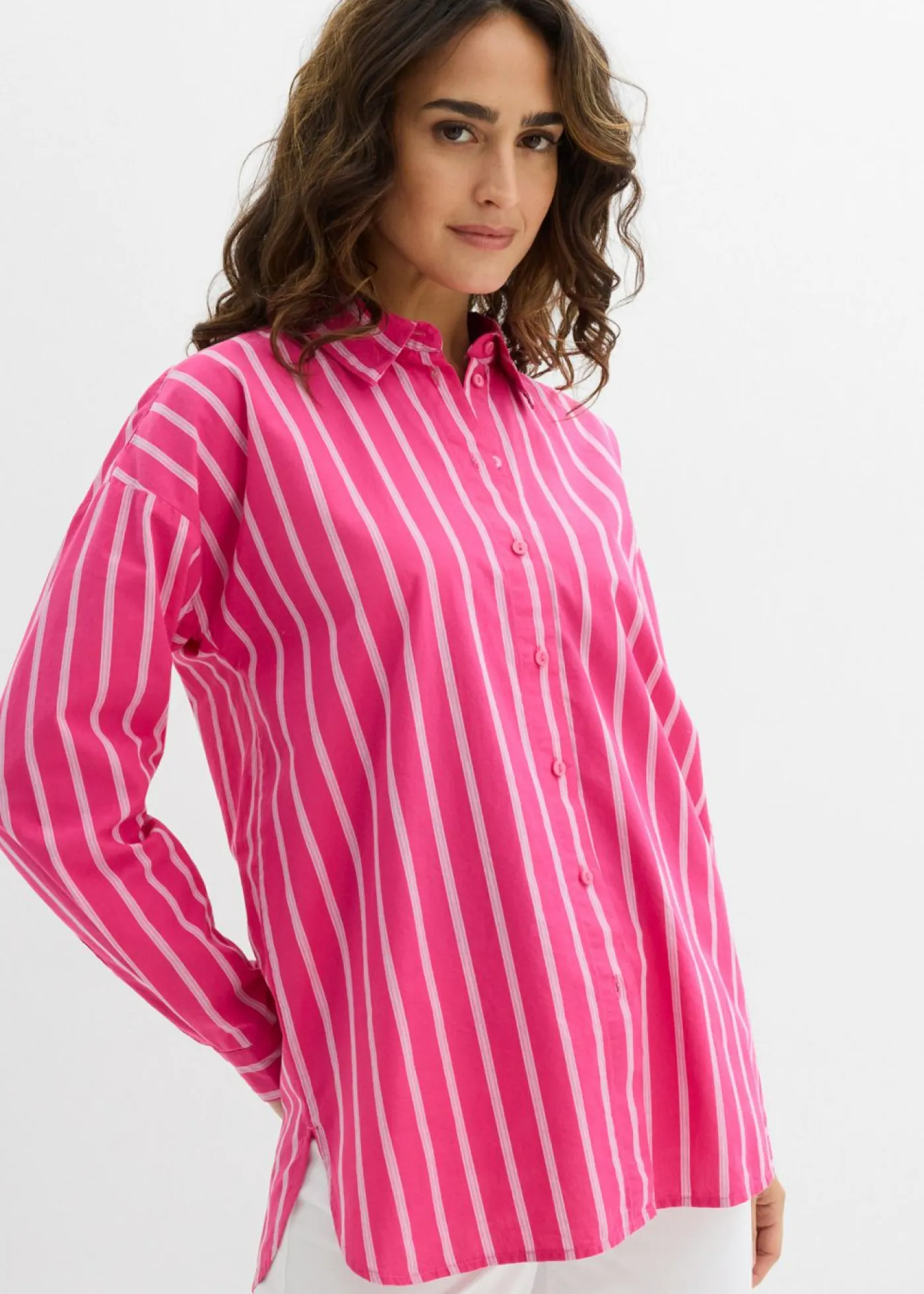 Mujer bonprix bonprix Blusa oversize de algodón puro