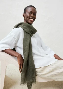 Mujer bonprix bonprix Blusa oversize de lino puro