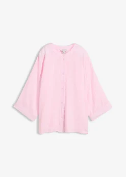 Mujer bonprix bonprix Blusa oversize de lino puro