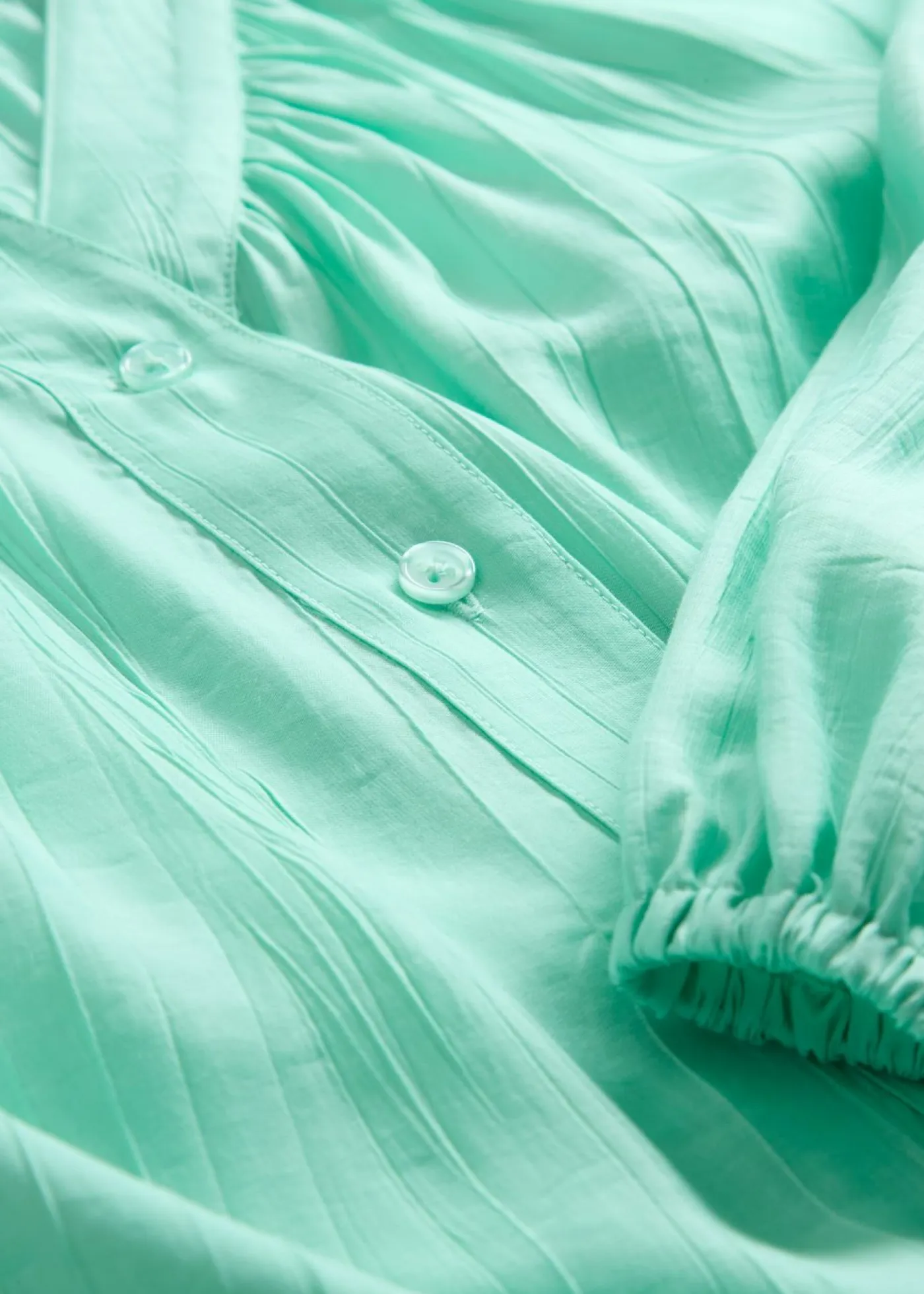 bonprix bonprix Camisas Y Blusas>Blusa oversize de mezcla de viscosa suave Azul mentol