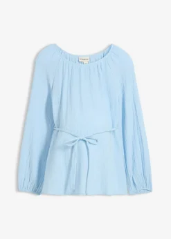 Mujer bonprix bonprix Blusa premamá de muselina pura de algodón