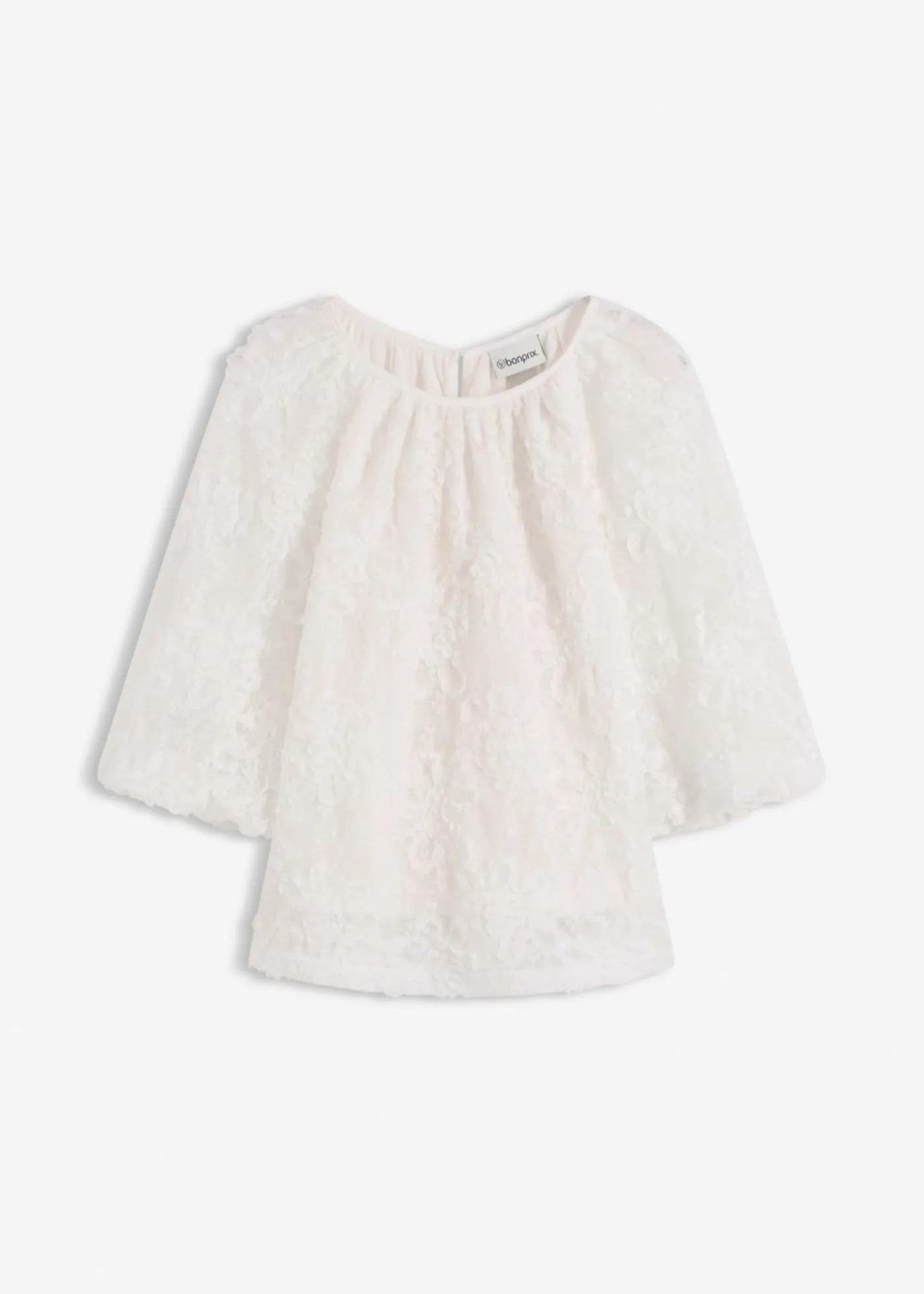 Mujer bonprix bonprix Blusa sin cierre con estampado floral texturizado