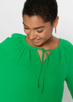 Mujer bonprix bonprix Blusa sin cierre de muselina ligera