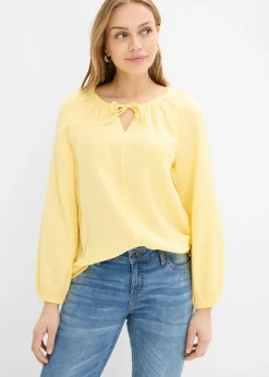 Mujer bonprix bonprix Blusa sin cierre de muselina ligera