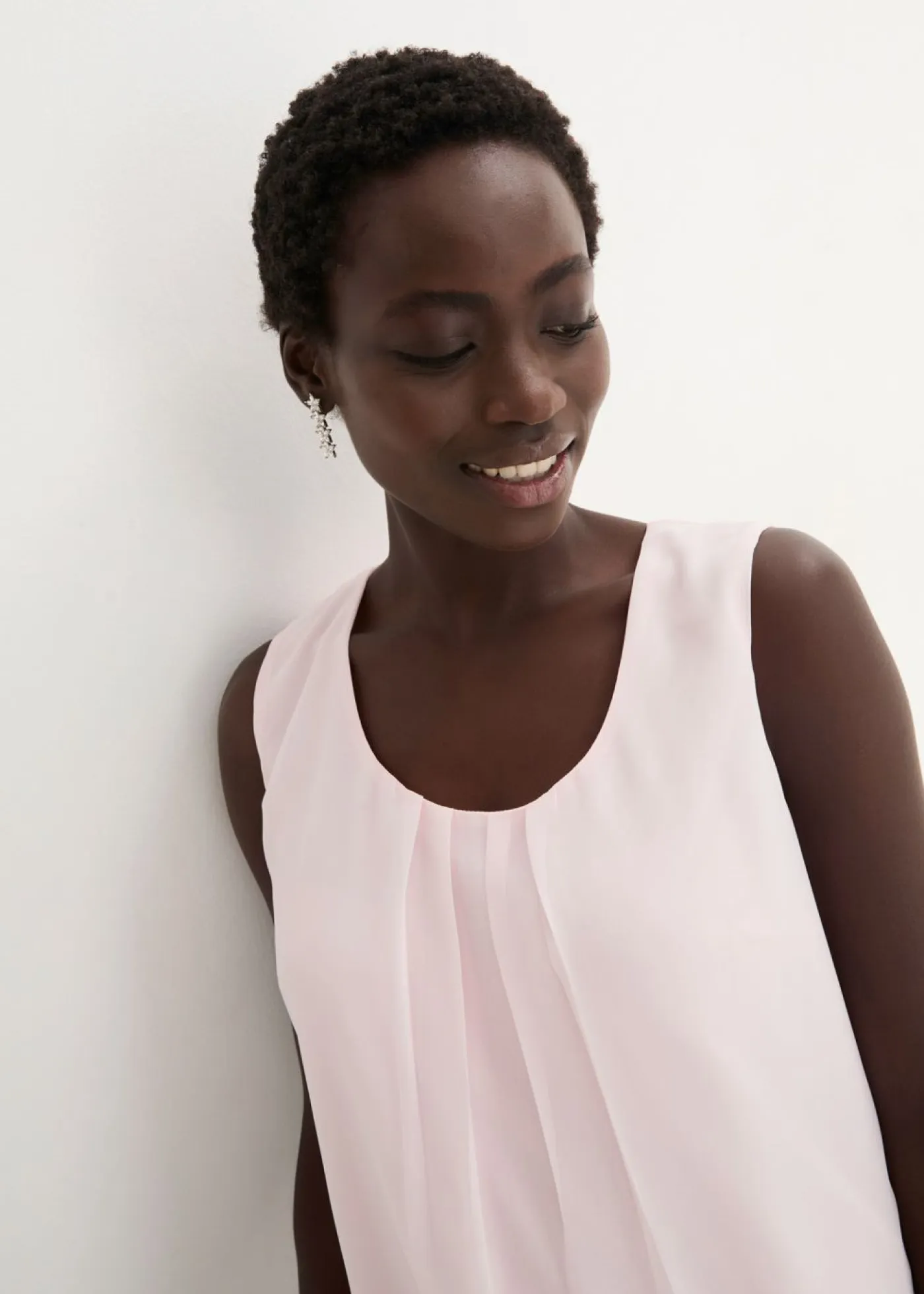 bonprix bonprix Camisas Y Blusas|Camisetas>Blusa sin mangas Rosa