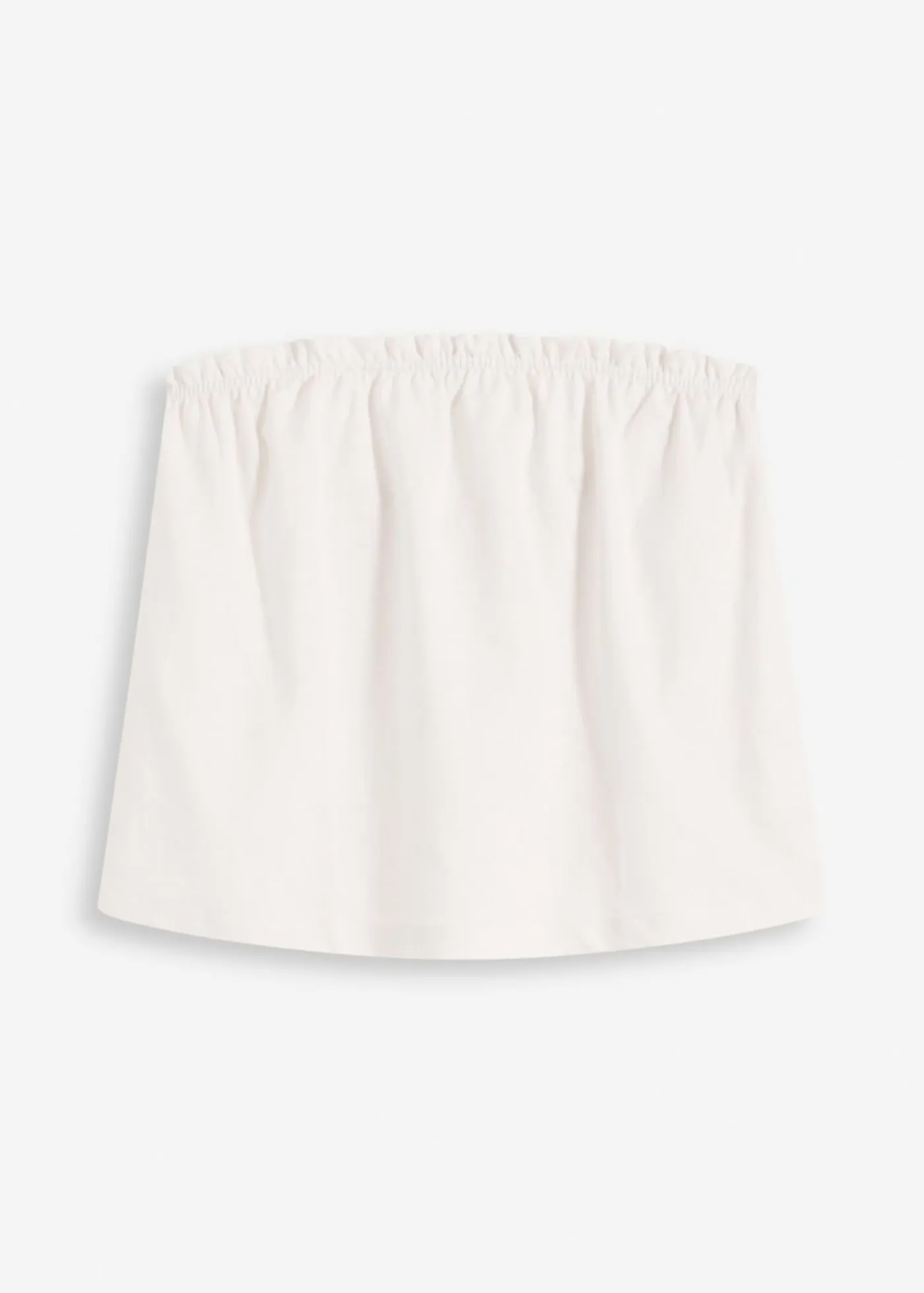 bonprix bonprix Camisas Y Blusas|Camisetas>Blusa sin mangas con contenido de lino Blanco lana