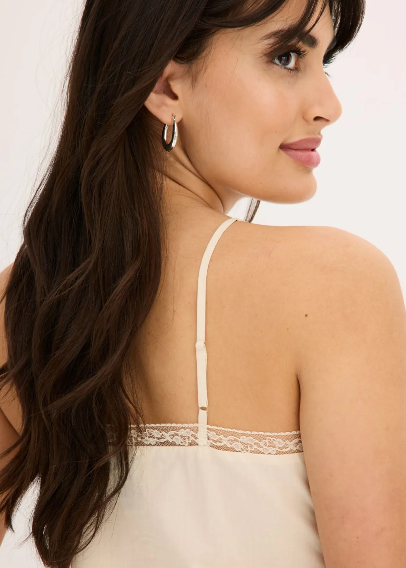 bonprix bonprix Camisas Y Blusas|Camisetas>Blusa sin mangas de algodón puro con bordado calado Crudo