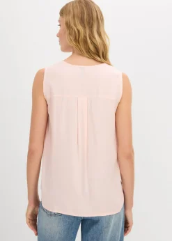 Mujer bonprix bonprix Blusa sin mangas de viscosa suave