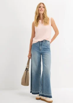 Mujer bonprix bonprix Blusa sin mangas de viscosa suave