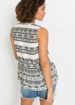 Mujer bonprix bonprix Blusa sin mangas de viscosa suave