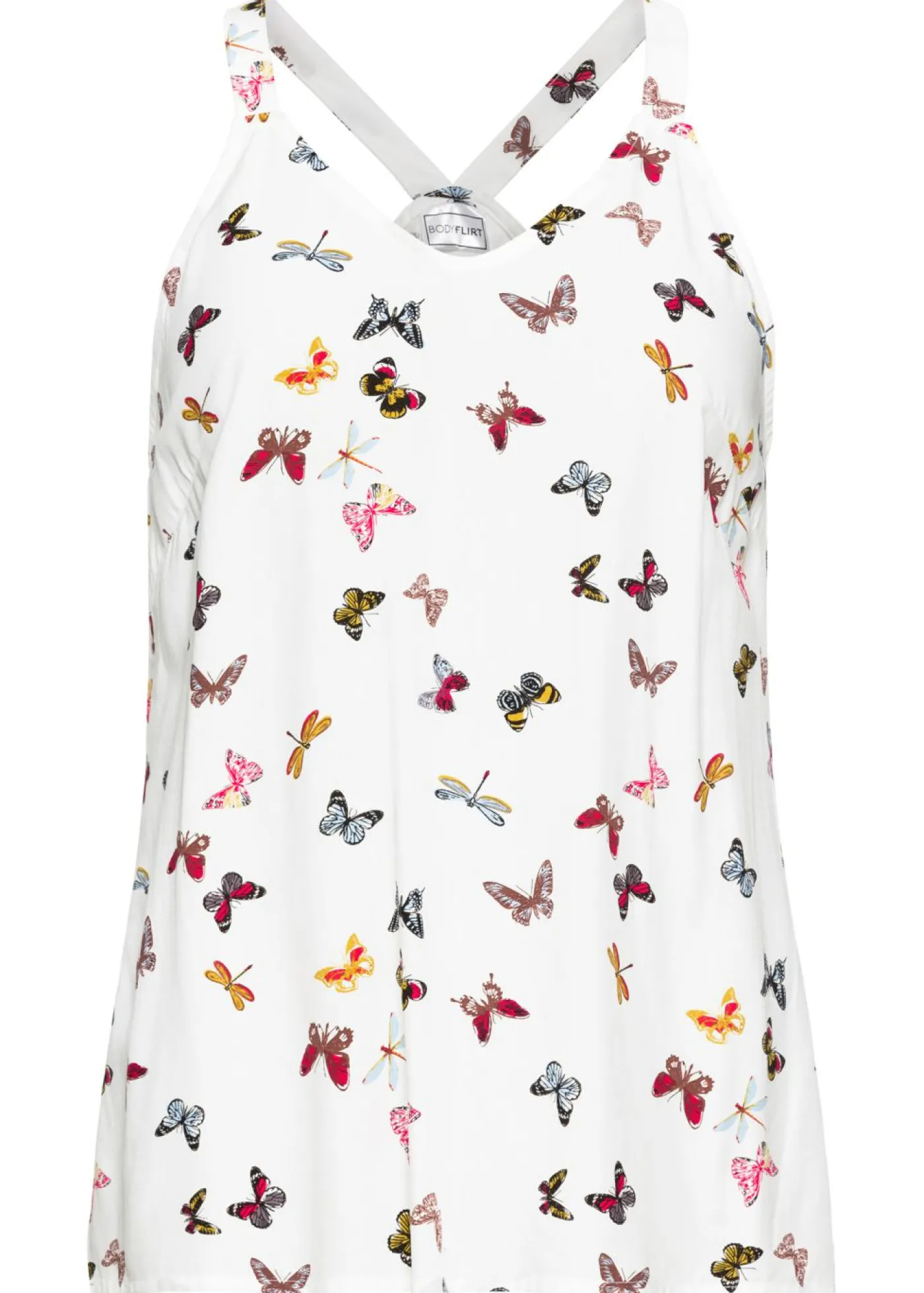 Mujer bonprix bonprix Blusa sin mangas de viscosa pura