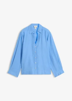 Mujer bonprix bonprix Blusa tipo boxy de mezcla de viscosa