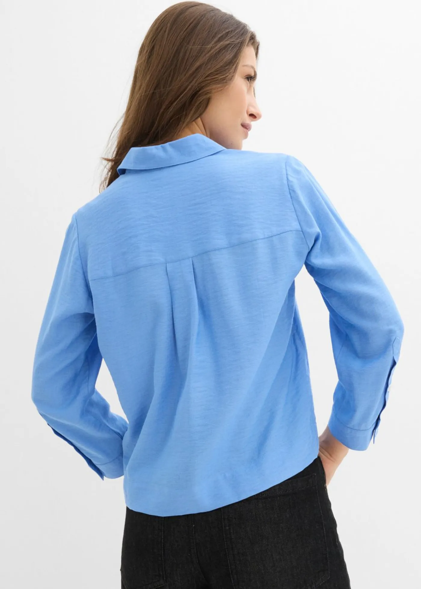 Mujer bonprix bonprix Blusa tipo boxy de mezcla de viscosa