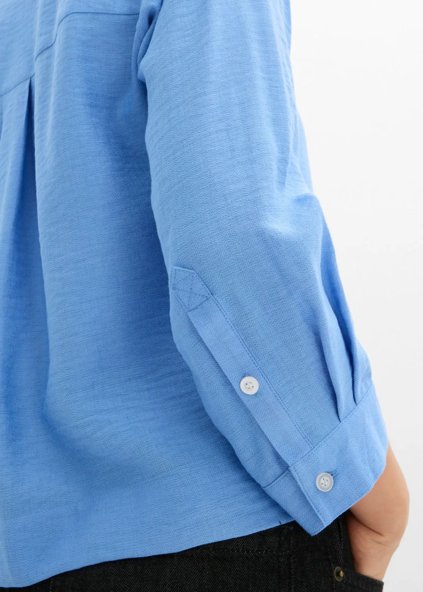 Mujer bonprix bonprix Blusa tipo boxy de mezcla de viscosa