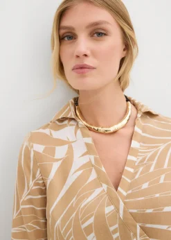 Mujer bonprix bonprix Blusa tipo kimono con aspecto de lino