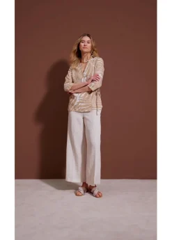 Mujer bonprix bonprix Blusa tipo kimono con aspecto de lino