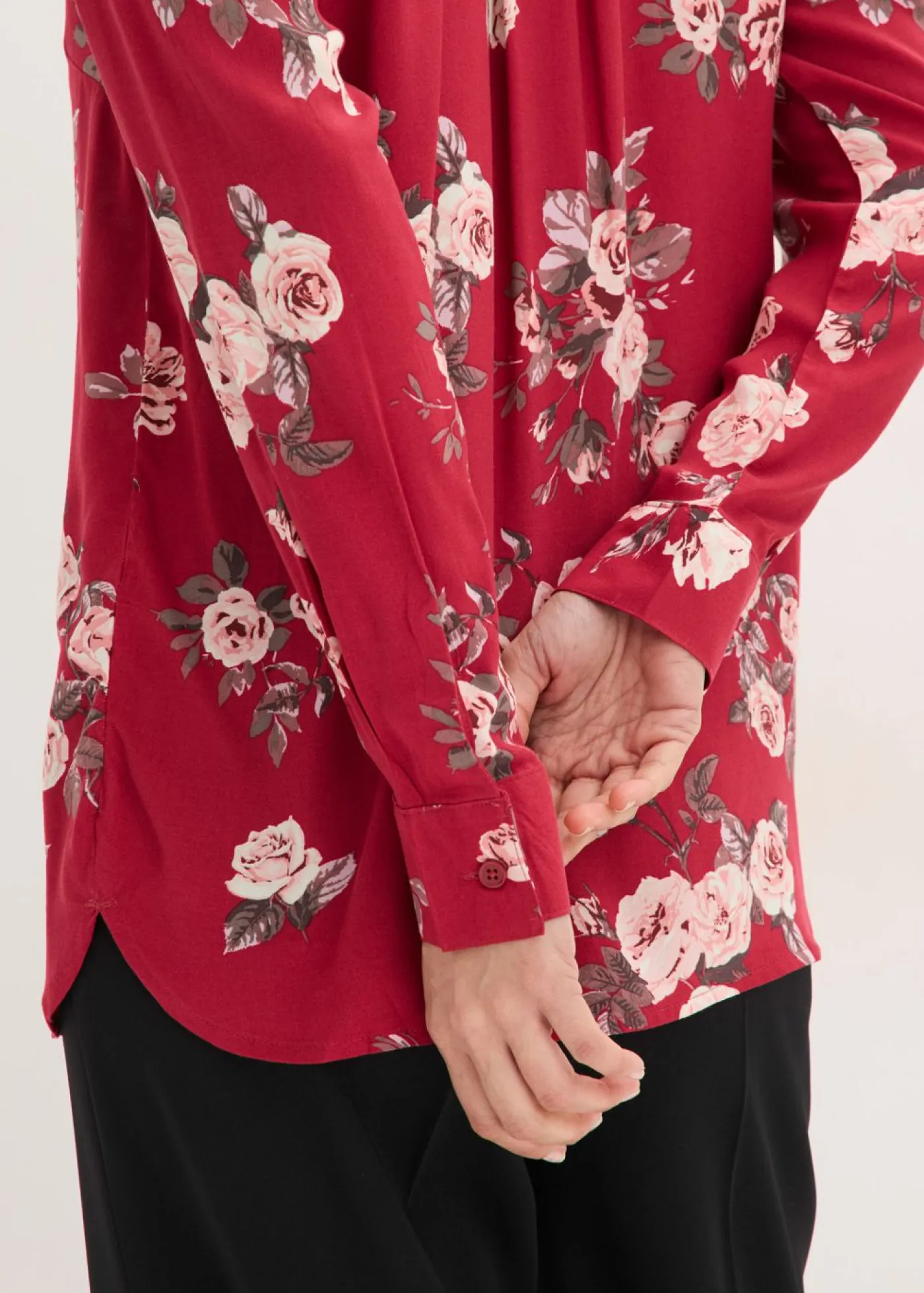 bonprix bonprix Camisas Y Blusas>Blusa tipo túnica Cereza de flores
