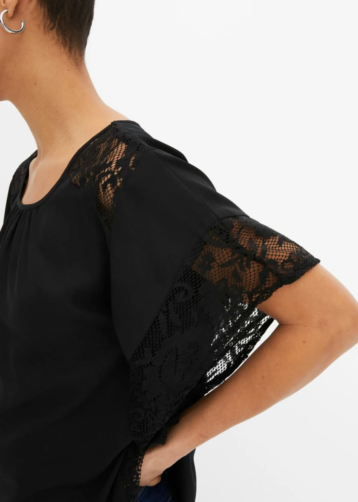 Mujer bonprix bonprix Blusa tipo túnica con aplicaciones