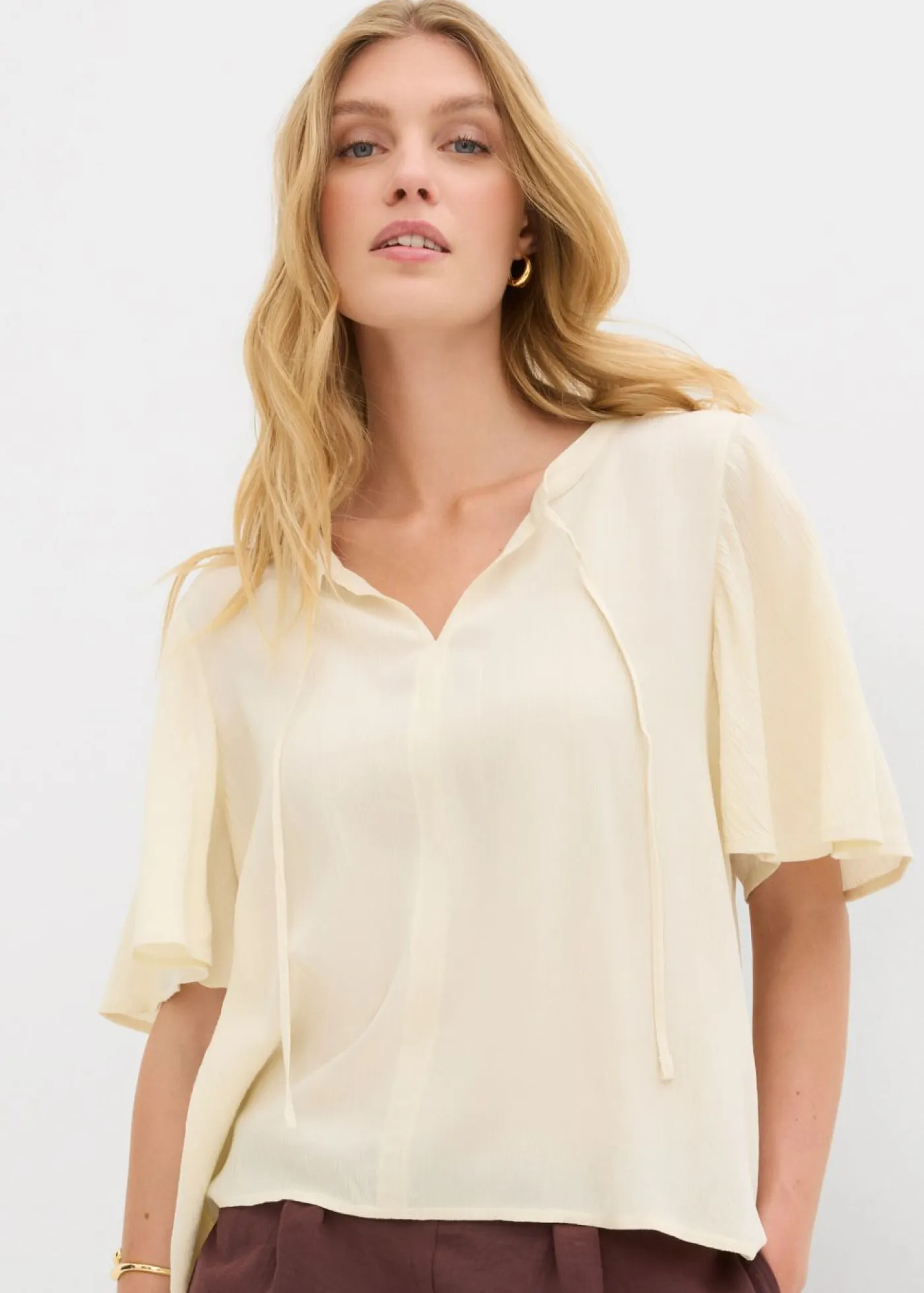 Mujer bonprix bonprix Blusa tipo túnica con mangas de murciélago