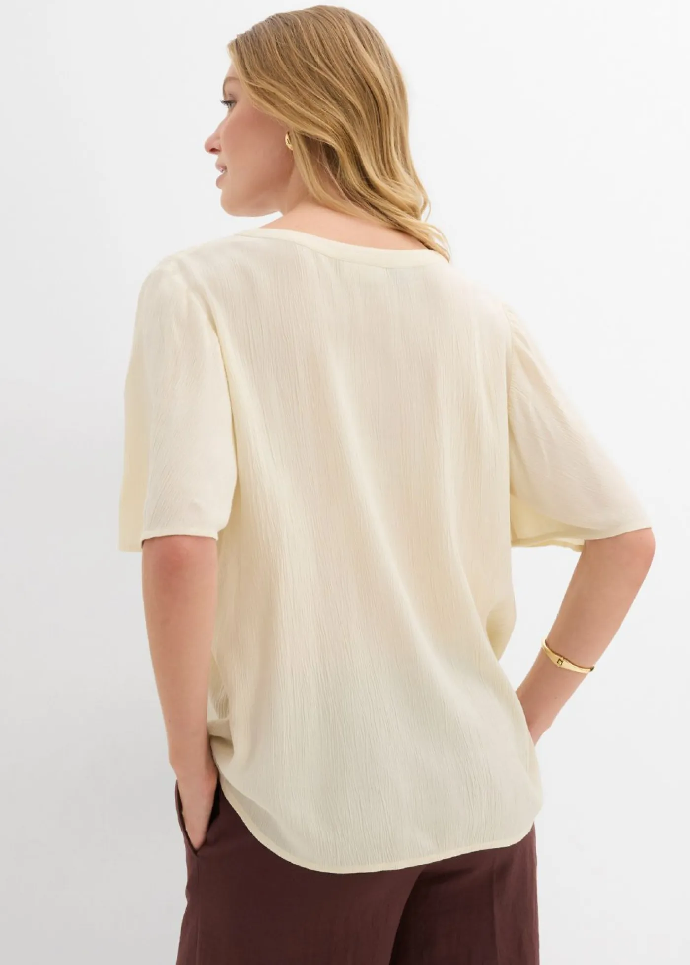 Mujer bonprix bonprix Blusa tipo túnica con mangas de murciélago