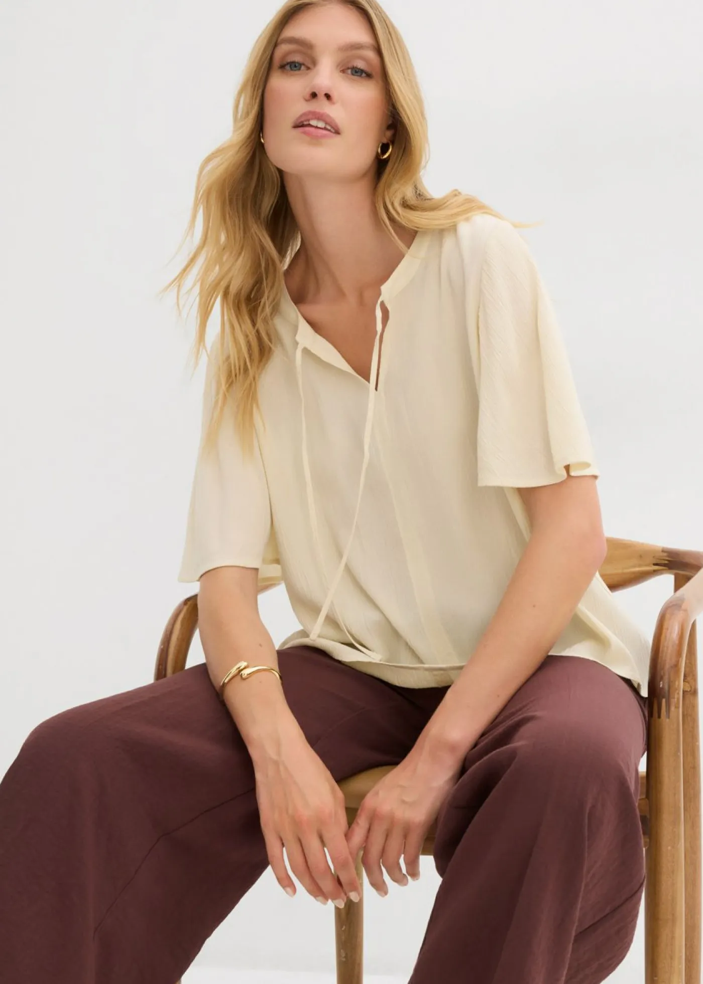 Mujer bonprix bonprix Blusa tipo túnica con mangas de murciélago