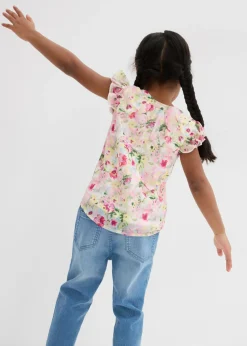 Niños bonprix bonprix Blusa tipo túnica con volantes