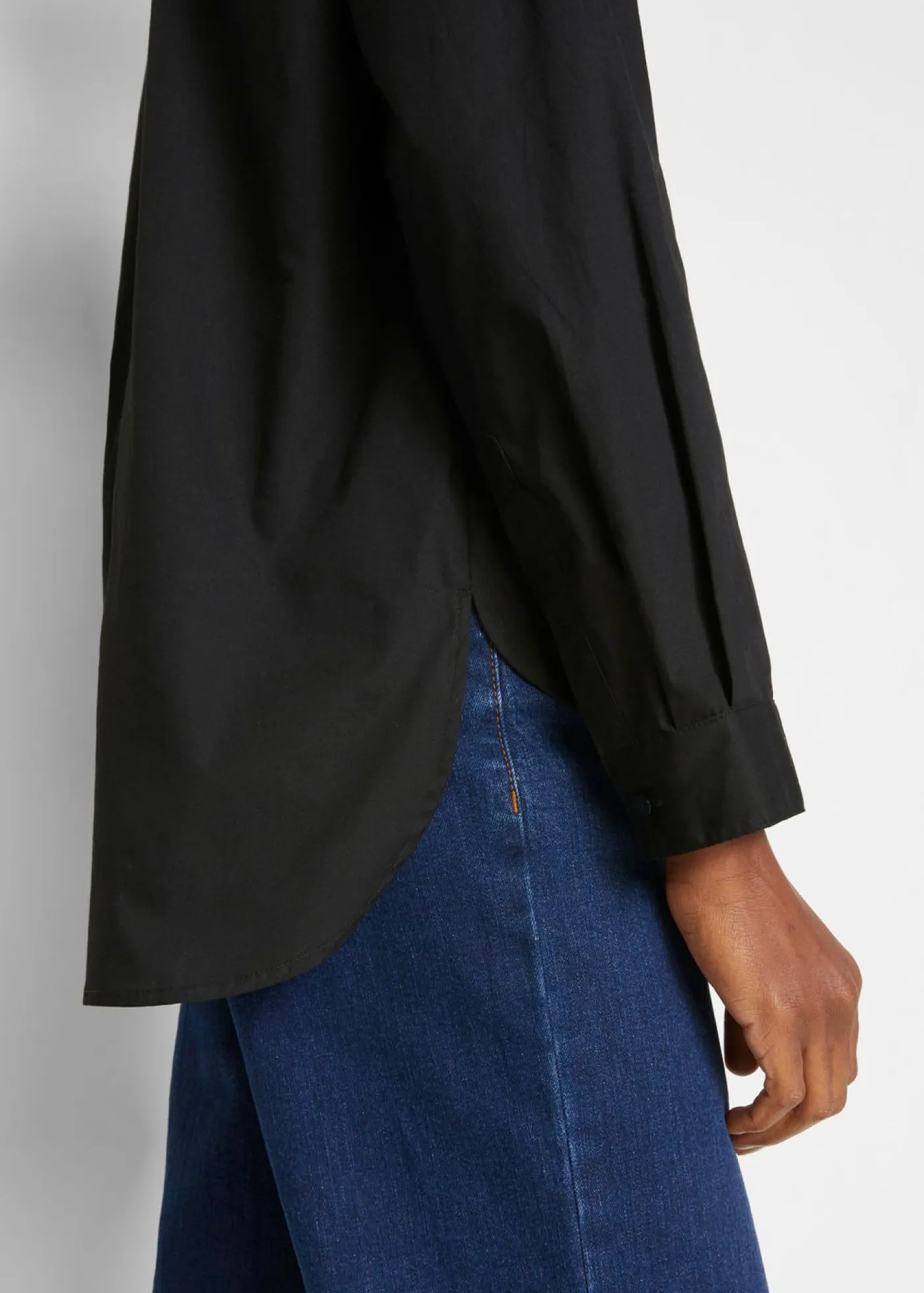 bonprix bonprix Camisas Y Blusas>Blusa tipo túnica de algodón orgánico puro Negro