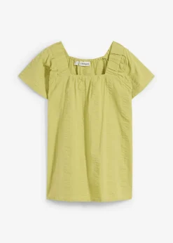 Mujer bonprix bonprix Blusa tipo túnica de milrayas de algodón