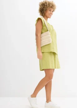 Mujer bonprix bonprix Blusa tipo túnica de milrayas de algodón