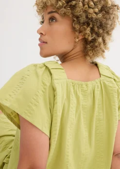 Mujer bonprix bonprix Blusa tipo túnica de milrayas de algodón