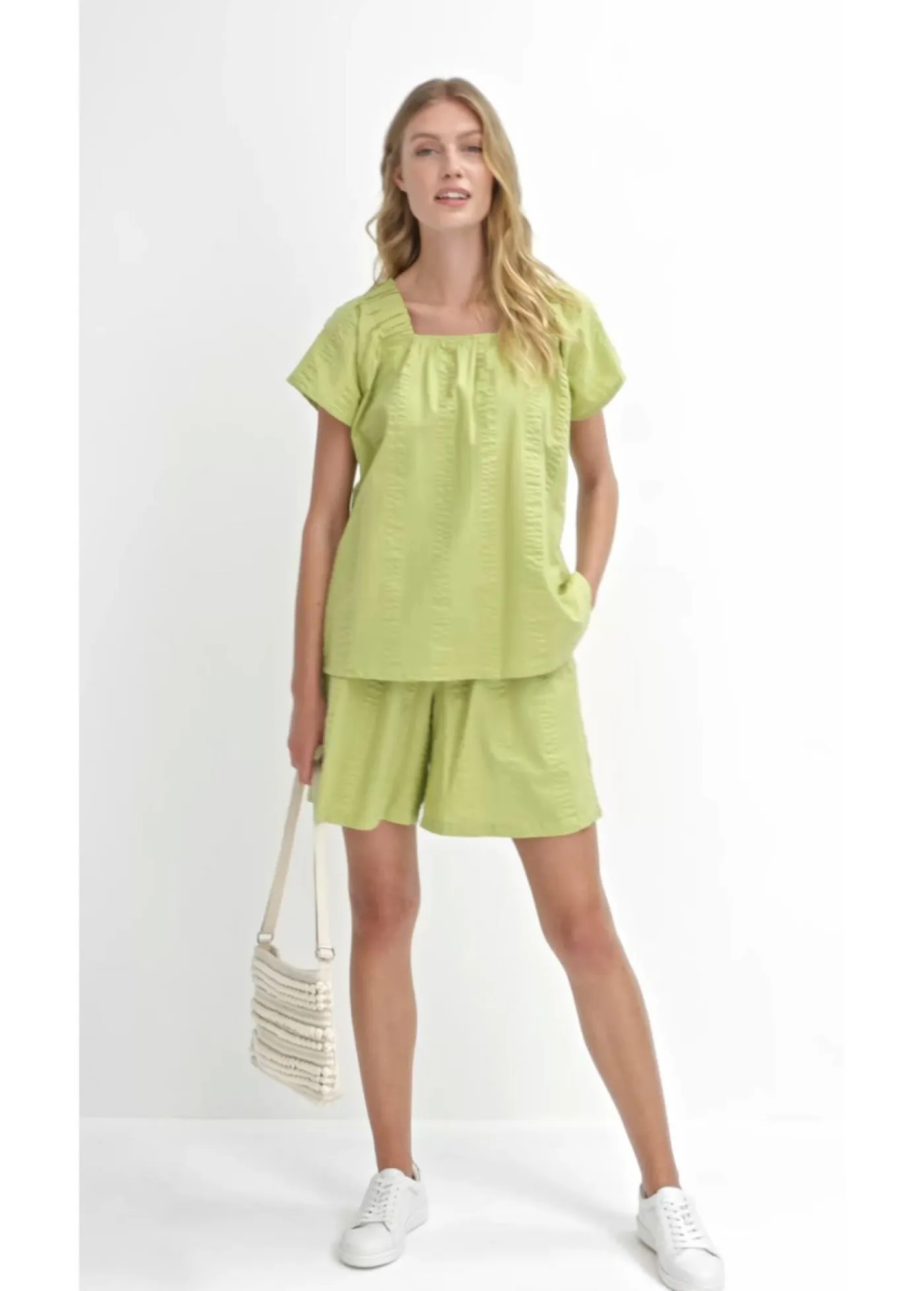 Mujer bonprix bonprix Blusa tipo túnica de milrayas de algodón