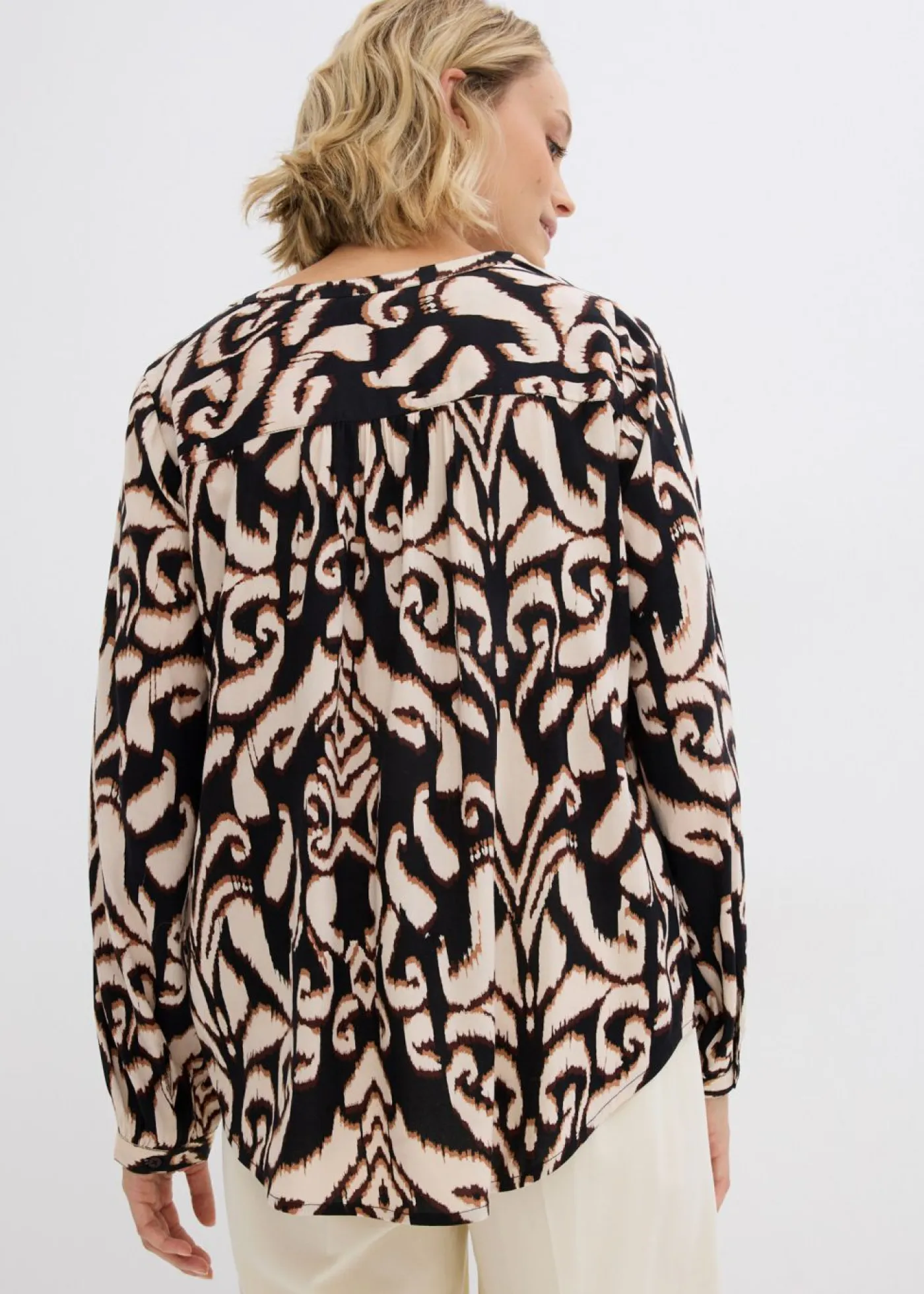 Mujer bonprix bonprix Blusa tipo túnica de viscosa fluida