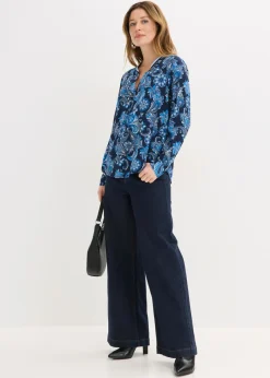 Mujer bonprix bonprix Blusa tipo túnica de viscosa fluida