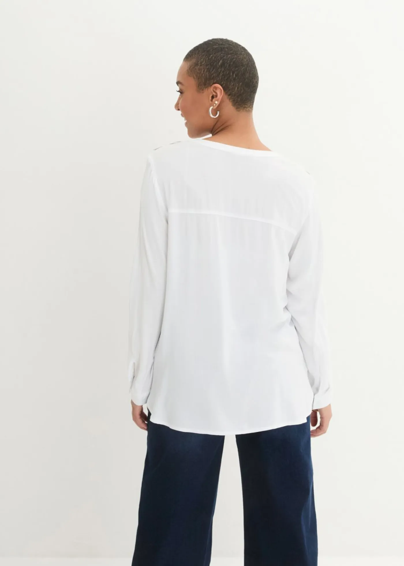Mujer bonprix bonprix Blusa tipo túnica de viscosa suave