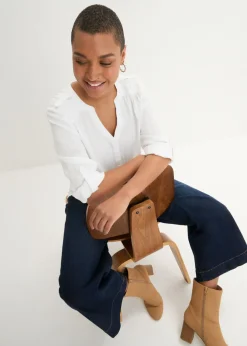 Mujer bonprix bonprix Blusa tipo túnica de viscosa suave