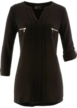 Mujer bonprix bonprix Blusa tipo túnica de viscosa fluida