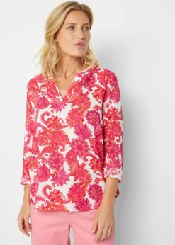 Mujer bonprix bonprix Blusa tipo túnica de viscosa fluida