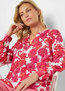 Mujer bonprix bonprix Blusa tipo túnica de viscosa fluida