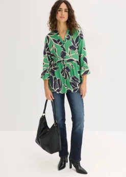 Mujer bonprix bonprix Blusa tipo túnica de viscosa fluida