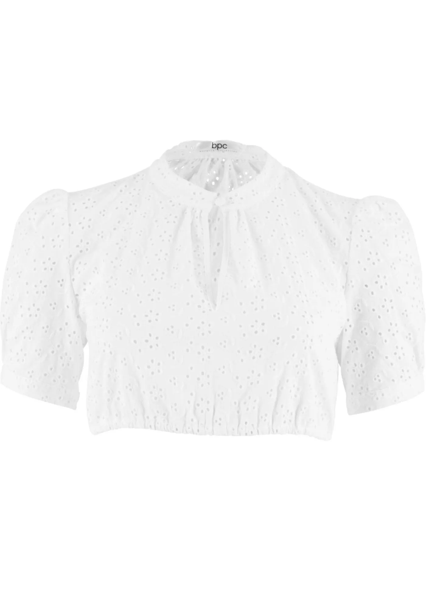 Mujer bonprix bonprix Blusa tirolesa con encaje calado