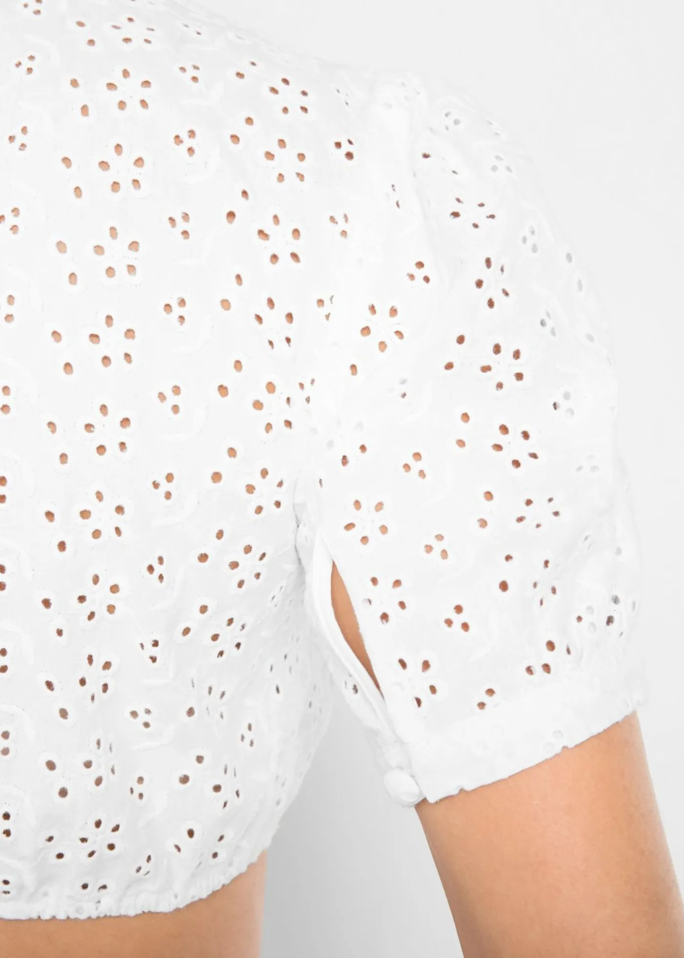 Mujer bonprix bonprix Blusa tirolesa con encaje calado