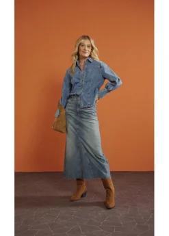 Mujer bonprix bonprix Blusa vaquera