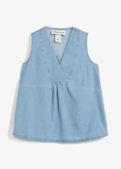 bonprix bonprix Camisas Y Blusas|Camisetas>Blusa vaquera azul hielo denim