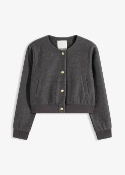 Mujer bonprix bonprix Blusón corto de buclé suave